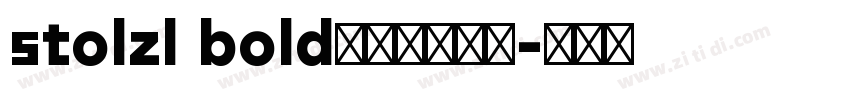 stolzl bold字体免费下载字体转换
